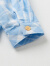童泰（TONGTAI）婴儿衬衣纯棉春秋季男女宝宝翻领衣服儿童休闲外出衬衫上衣 蓝色 100cm