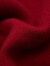 兆君2021秋冬圆领红色加厚保暖羊绒衫女外穿开衫毛衣时尚印花针织外套 暗枣红 115/XXL