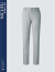 威可多（VICUTU）男士休闲裤夏季莱赛尔优质棉长裤宽松直筒休闲裤VBW21120288 石墨灰 185/96B