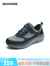 斯凯奇（Skechers）春季男士跑步鞋轻便减震厚底情侣款运动休闲鞋232363