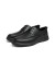 红蜻蜓休闲皮鞋新款商务男士皮鞋舒适低帮鞋通勤男皮鞋WTA33221 黑色 39