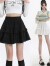 莫代尔法式荷叶边半身裙女2024夏季新款时尚高腰显瘦小个子蛋糕短裙子 黑色 S