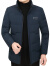 法莎尼亚品牌羽绒服男士冬季短款白鸭绒保暖休闲外套 藏青色-礼盒装 170