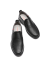 红蜻蜓夏季新款休闲男士打孔凉鞋舒适软皮透气男凉鞋平底鞋WTL9079 黑色 40