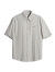 威可多（VICUTU）男士短袖衬衫商务休闲半袖衬衣VRW23254703 咖色条纹 170/88A 