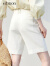 edition【热卖补单】短裤女夏季休闲直筒裤白色裤子短裤 本白色 XS/155