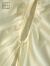 美洋（MEIYANG）棣棠花束衬衫【缪斯系列】轻薄飘逸后背镂空开叉衬衣夏季新品衬衫 米黄色 L