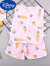迪士尼（Disney）婴儿衣服宝宝夏装棉绸套装琵琶衣1-2岁儿童背心短裤开衫无袖 棉绸开衫琵琶套装粉色萝卜 小号建议6-12个月