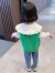 【圣诞礼物】女童秋装2022新款针织马甲儿童洋气春秋背心女孩潮款外穿宝宝毛衣 绿色马甲 80cm