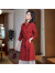 Tiroufen 风衣外套女中长款春秋新款洋气时尚百搭显瘦女式长袖上衣 红色 M (85-105)