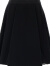 PORTS宝姿 夏季新品女装简约A廓形缩褶半身短裙LV6S006LWQ008 黑色 2