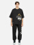 EVISU KURO男士Logo及个性标语T恤2EAGNM3TS5240FFCT 黑色 L（建议选小1-2尺寸）