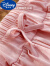 迪士尼（Disney）女童短裤夏季纯棉薄款裤子儿童洋气女孩裙裤宝宝粉色夏装大童外穿 酒红色 适合身高145-150cm(标牌160码)
