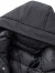 鸭鸭（YAYA）中老年羽绒服男中长款厚款连帽保暖冬季新款可脱卸保暖爸爸装外套 黑色 175