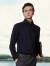 雅戈尔长袖衬衫男素色保暖混纺保暖面料平整有型保暖舒适 VLBN129745FBY藏青 39