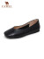 骆驼（CAMEL）单鞋女新款浅口平底鞋法式柔软舒适鞋子 L23S076035黑色 38