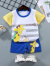 迪士尼儿童短袖套装纯棉宝宝T恤0-7岁男童夏季童装女童短裤婴儿衣服夏装 F12-大头龙 73CM
