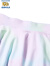 Skechers斯凯奇中大童套装2023新款净色活力女童短裙配紧身长裤P323G054 粉绿满地印/03PG 130cm