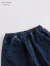 MARC&JANIE【加绒】马克珍妮童装新款儿童冬装男童直筒牛仔裤儿童裤子221899 深蓝 150cm