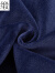 南缎（NANDUAN）金盾加绒保暖衬衫男士长袖加厚蓝色条纹商务男装冬季加棉工装衬衣 藏青蓝条 43/4XL