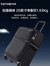 【尚沃】新秀丽（Samsonite）超轻行李箱前开口软箱布箱子时尚商务旅行登机箱出差大容量\HQ2 黑色 20英寸带应急包净重1.93Kg