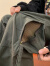 NASALIKE2024春夏新款美式机能防风防水侧边拉链工装冲锋裤休闲裤控价6862 黑色 S