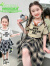 迪士尼（Disney）女童短袖套装夏季2024新款儿童时髦夏装韩版小女孩裙裤洋气两件套 白色 90建议身高80-90年龄2-3岁