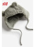 H&M童装男婴套装2件式春季泰迪绒立领外套配帽六一套装1187930 卡其绿 66/48