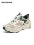 斯凯奇（Skechers）D'LITES系列时尚绑带运动鞋118322 自然色/多彩色/NTMT 40