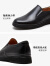 莱尔斯丹夏季新款商场同款商务低帮舒适男士乐福鞋4MM59002 褐色 BRL 38