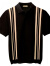 罗蒙（ROMON）轻奢休闲时尚青年修身带领t恤衫男士 夏季轻商务针织polo男短袖 白色 S ( 105-119斤 )