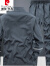 皮尔卡丹（pierre cardin）轻奢爸爸春秋装男士卫衣套装宽松休闲运动服外套中老年跑步两件套 灰色 777 4XL(180-200斤)