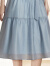 迪菲丽格镂空刺绣系带连衣裙2024新款女夏季短袖气质优雅中长裙子 图片色 M
