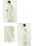 COCOBELLA重工LOGO刺绣微透视新中式西装女多色通勤外套SI530 白色西装SI530 M