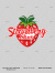 清迎高品质美式圆领重磅卫衣女外套秋冬新款休闲字母草莓印花宽松上衣 白色 M(105-125斤)