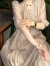 妍莉芬（yanlifen）复古法式茶歇气质高腰连衣裙新款2023夏季女装拼接显瘦蛋糕裙子 奶油香槟色 M