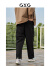 GXG奥莱 黑色三防面料梭织束脚休闲长裤 2022年秋季新款户外系列 黑色 165/S