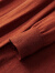 恒源祥法式V领披肩毛衣外套女早春季新款中长款外搭针织开衫羊毛衫外套 金豉红 165/88A/M