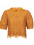 VGRASSvgrass维格娜丝夏季新款泡泡袖蕾丝T恤VSX1N12730 黄色 4/S