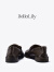 Bella Lily2024春季新款气质牛皮乐福鞋女欧美减龄小皮鞋休闲单鞋 卡其 35