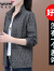 啄木鸟春秋女士短外套2023新款秋装中年时尚宽松立领长袖上衣 浅咖 2XL(建议125-140斤)