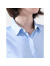罗蒙女士短袖衬衫2024夏季新款纯色百搭职业工装上衣商务休闲衬衣女 浅蓝 37/L（105-115斤）