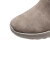 斯凯奇（Skechers）秋冬新款雪地靴女一脚蹬保暖百搭松糕底短靴子144034 深灰褐色/DKTP 38