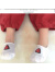 恳虎儿童袜子夏季薄款女童船袜网眼水果硅胶防滑透气女宝宝隐形袜 米老鼠彩色五双装 1-3岁适合脚长10-14cm