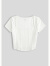 HOLLISTER春夏美式辣妹鱼骨短袖修身正肩方领短款T恤 女 329552-1 白色 M (165/92A)