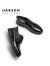 哈森（Harson）男鞋商务皮鞋夏季新款商务休闲百搭皮鞋简约正装德比鞋结婚新郎鞋 NS43123黑色 42