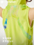 moodytiger【网球系列】女童连衣裙夏季新款连帽针织运动背心T恤 火龙果色 165cm