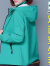 啄木鸟两面穿外套女春秋2024新款中年休闲冲锋衣风衣夹克 红色 4XL 146-160斤