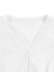 lagogo拉谷谷夏季新款白色全棉V领泡泡袖连衣裙女收腰气质公主裙 本白色（V1） 165/L/40