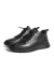 森达（SENDA）户外休闲靴男冬季新款商场同款运动风休闲短靴1FB01DD3 黑色绒里 42